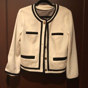 J. Crew Black and White Blazer